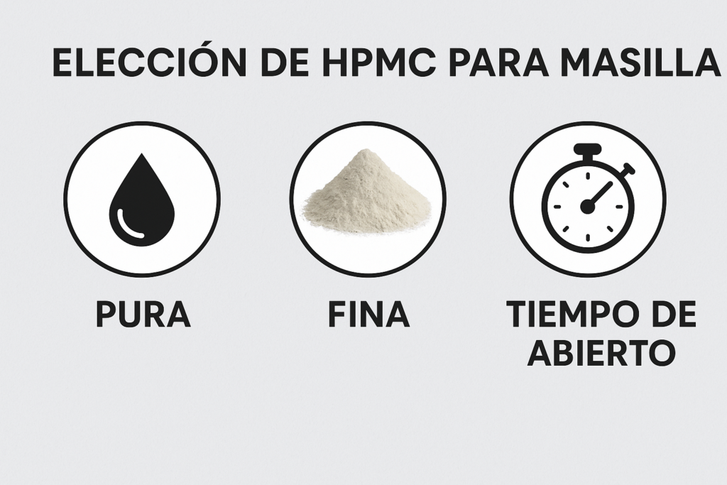 selección de HPMC para masilla