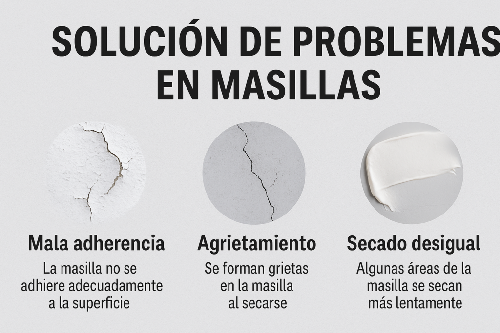 solución de problemas en masillas
