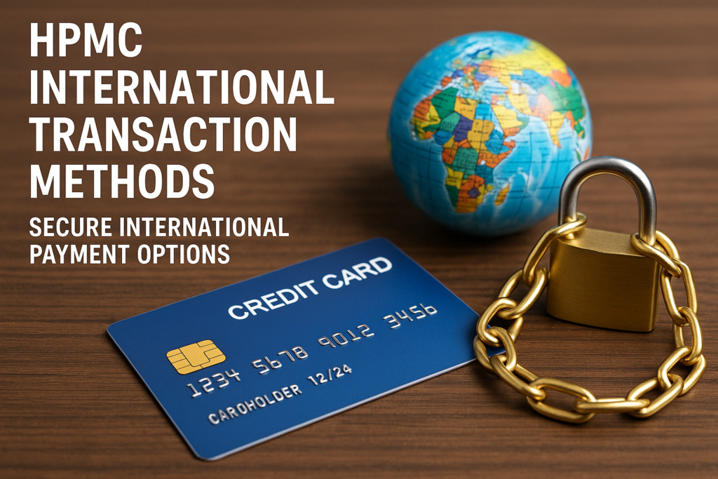 HPMC international transaction methods
