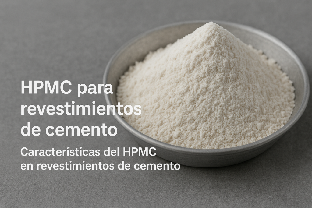 Características del HPMC en revestimientos de cemento HPMC para revestimientos de cemento