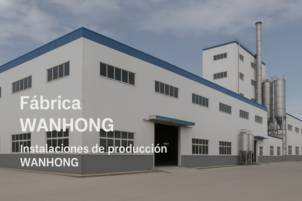 Instalaciones de producción WANHONG Fábrica WANHONG