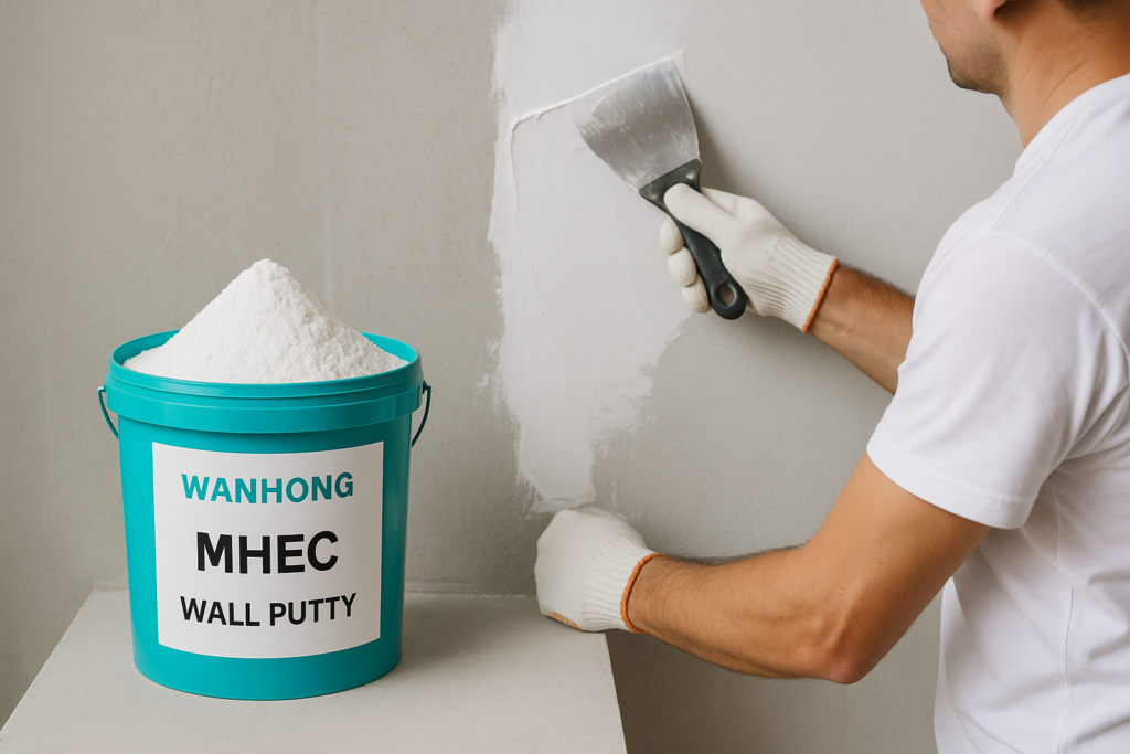 Wall putty made with Wanhong MHEC MHEC in wall putty application