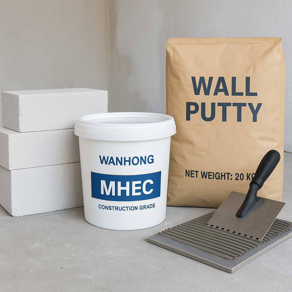 Construction materials using Wanhong MHEC Construction application of MHEC products