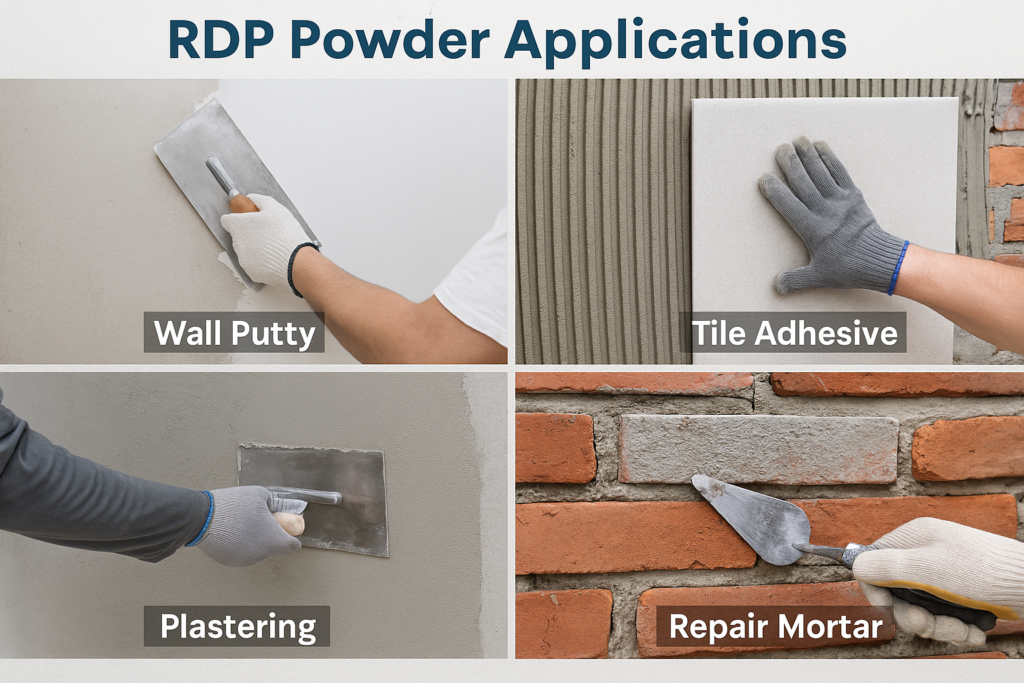 RDP powder applications alt different types of RDP powder applications