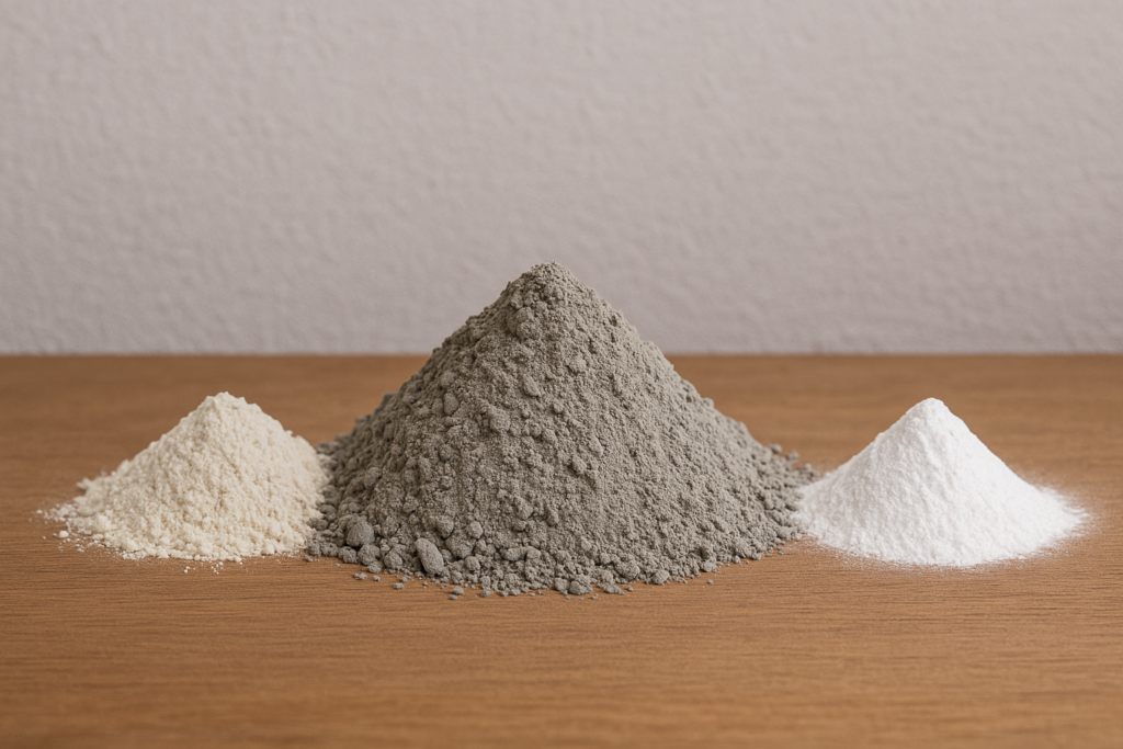 Fly ash for construction alt fly ash in wall putty composition