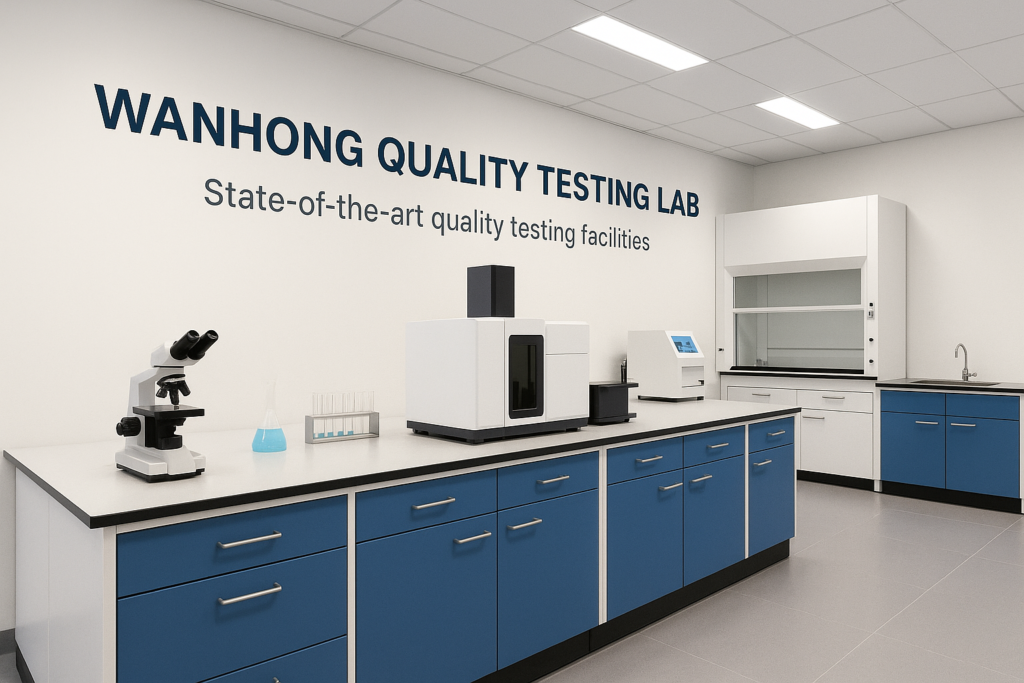 State-of-the-art quality testing facilities WANHONG quality testing lab