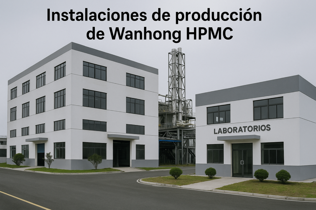 Fábrica y laboratorios de Wanhong Instalaciones de producción de Wanhong HPMC