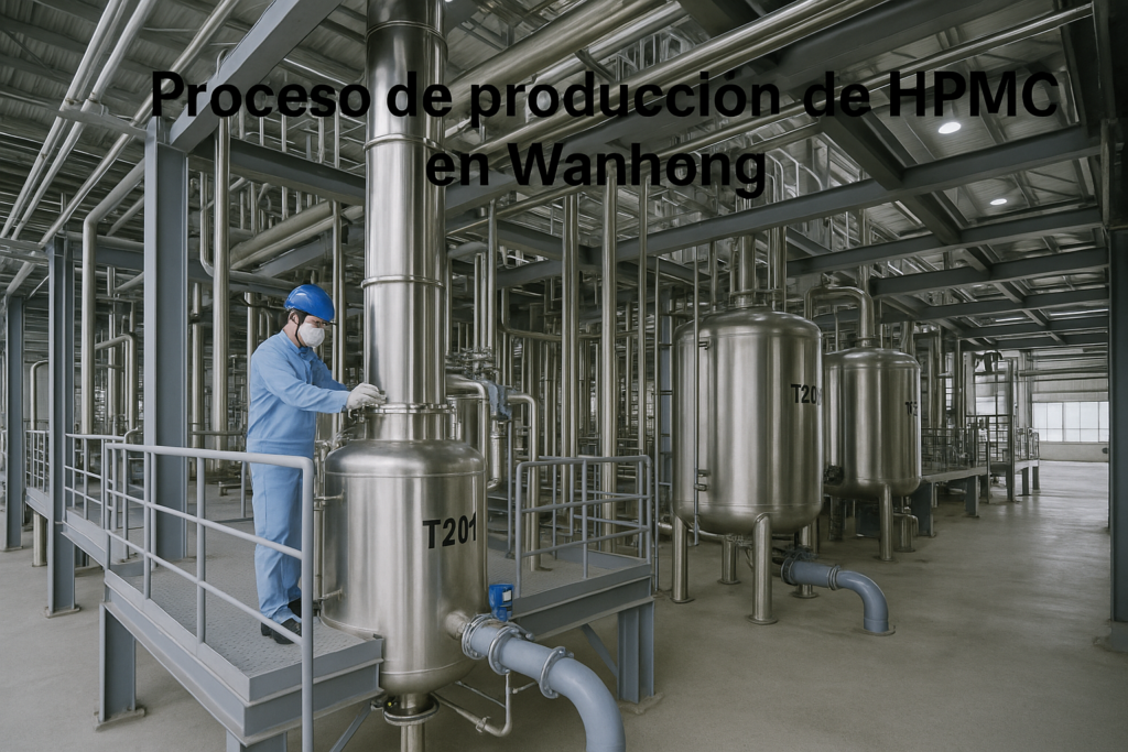 Línea de producción de HPMC Proceso de producción de HPMC en Wanhong
