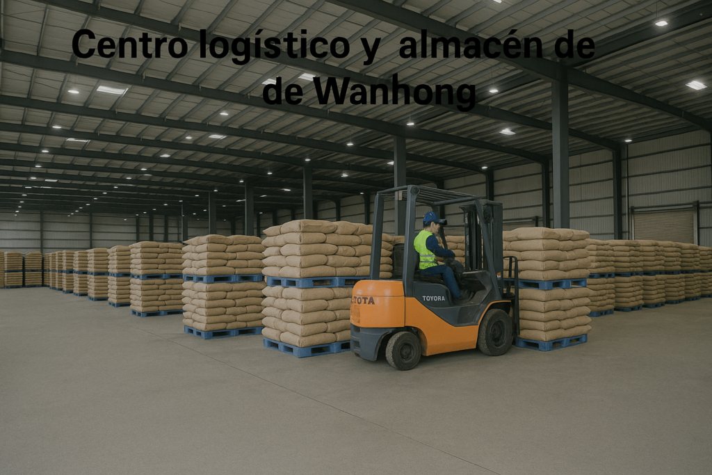 Gestión de pedidos a gran escala Centro logístico y almacén de Wanhong