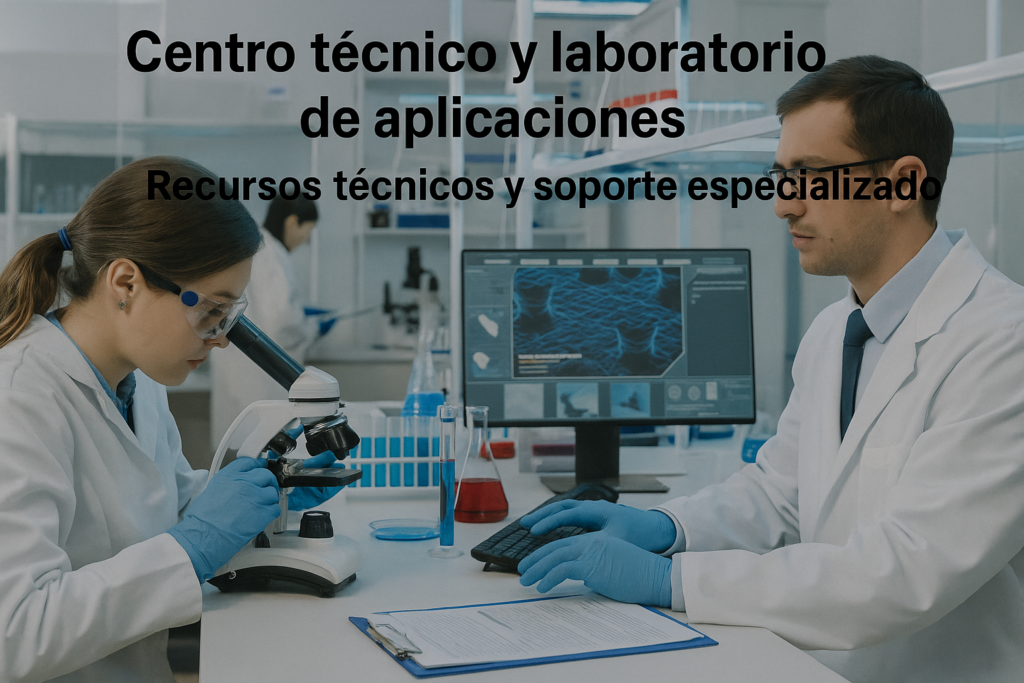 Recursos técnicos y soporte especializado Centro técnico y laboratorio de aplicaciones