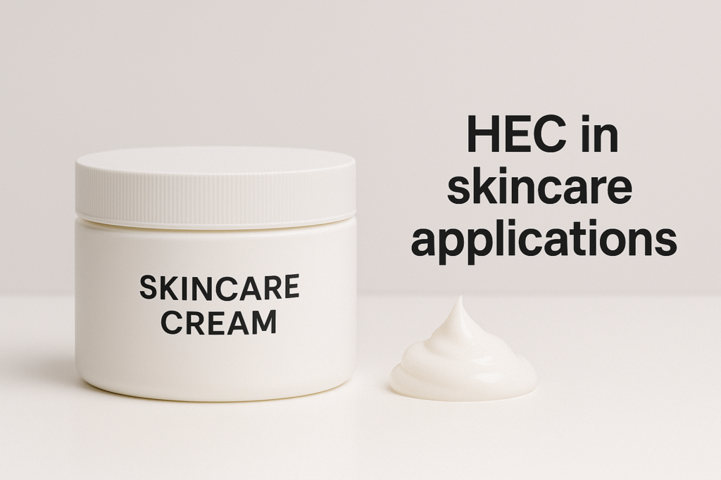 HEC in skincare applications Skincare cream with HEC