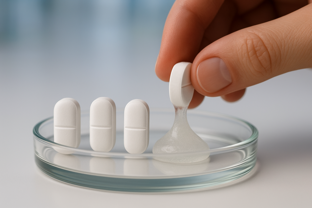 HPMC gel barrier formation process HPMC gel formation in tablets