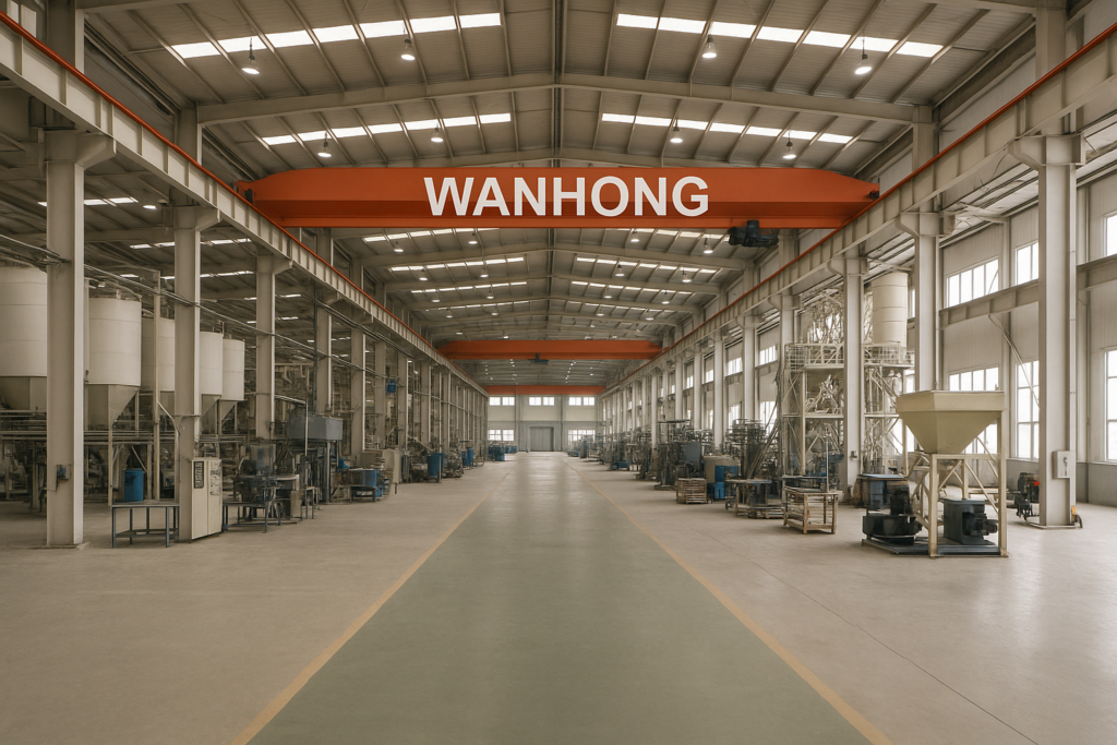 wanhong factory production facility