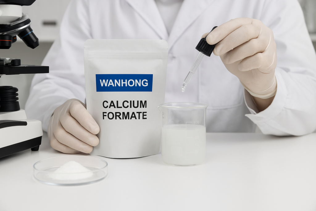 quality testing of wanhong calcium formate