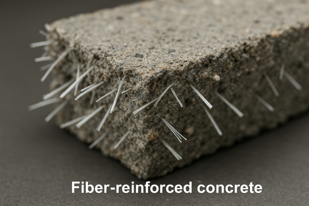 alt with fiber reinforced concrete structure