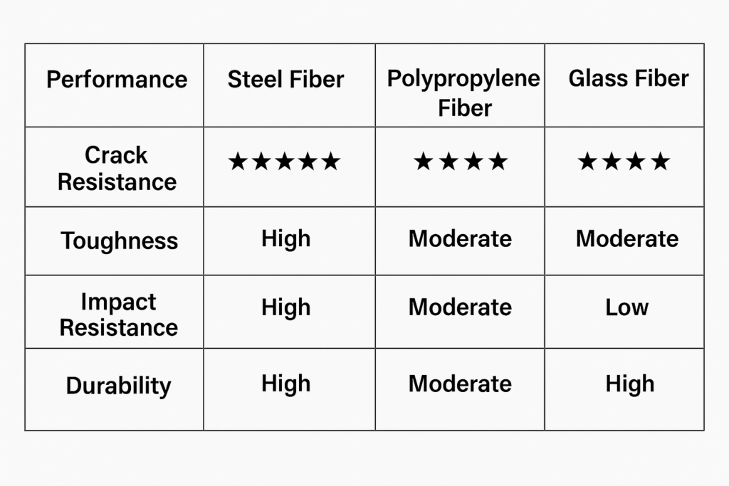 alt with fiber reinforced concrete performance comparison