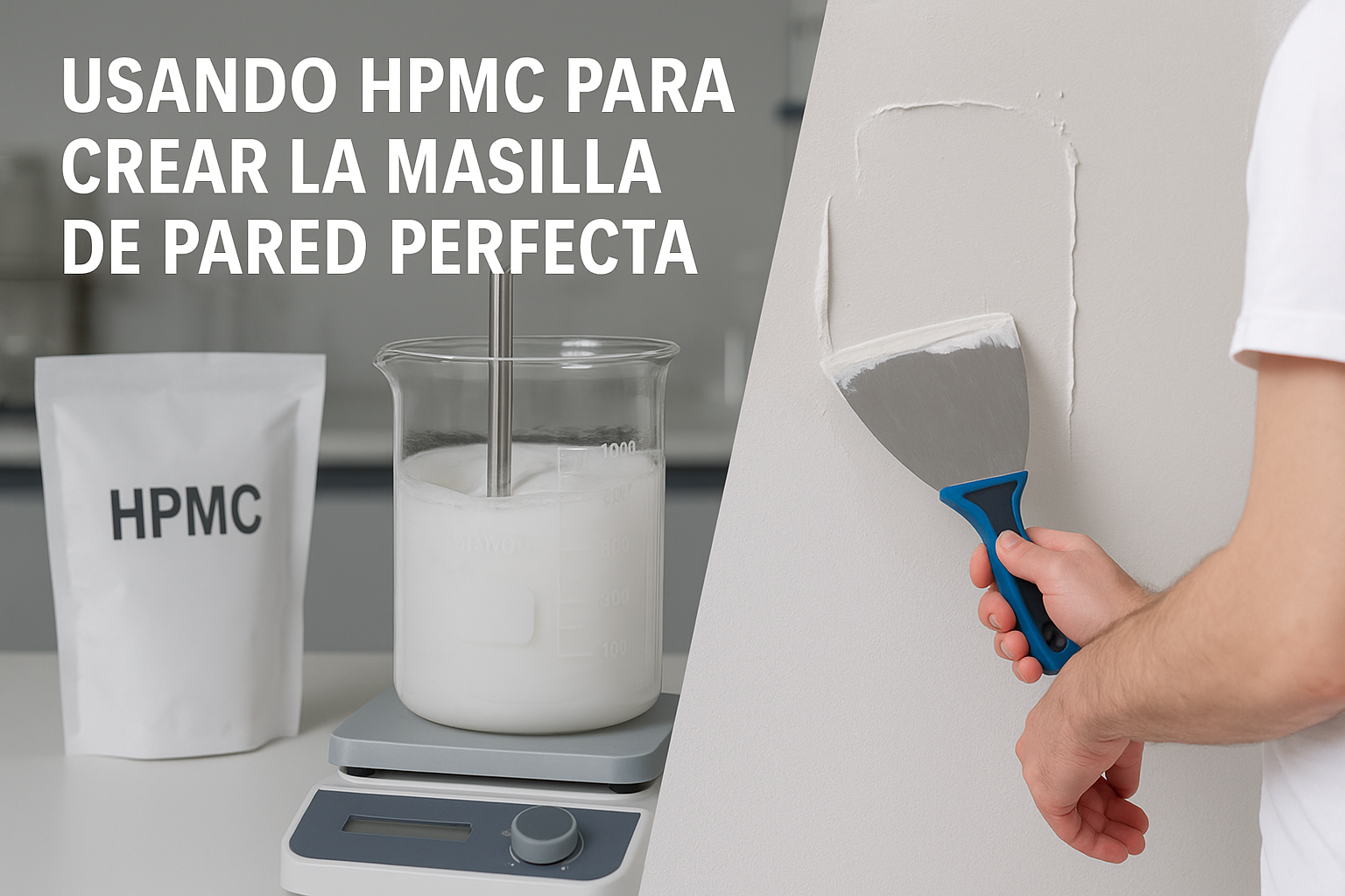 Usando HPMC para crear la masilla de pared perfecta