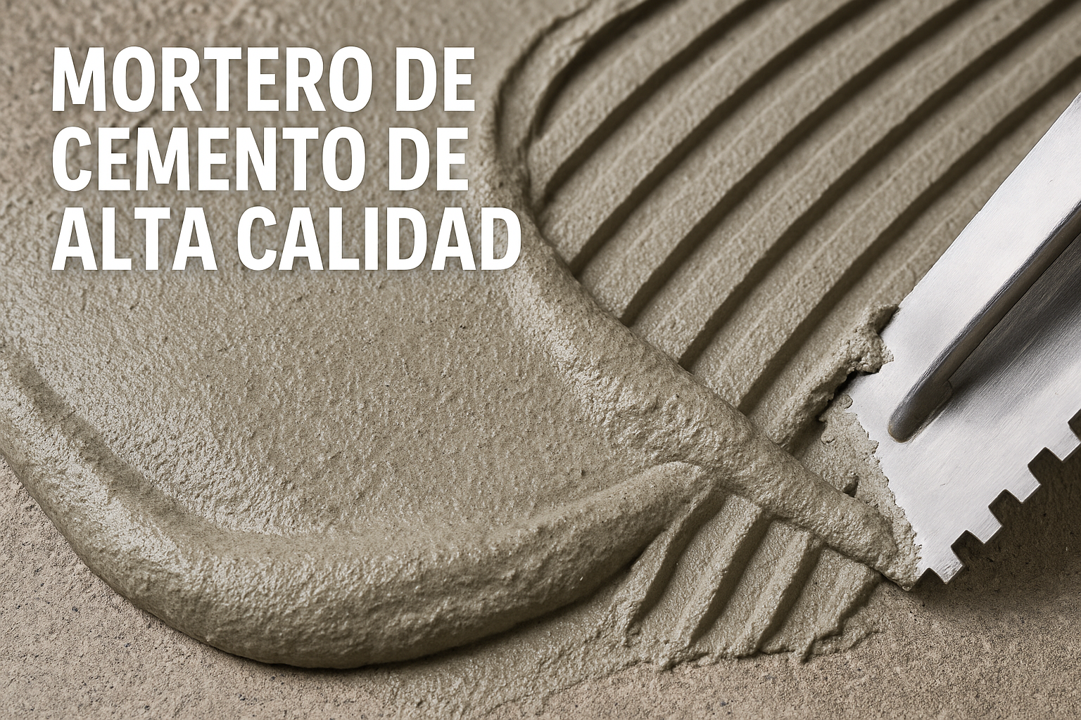 Mortero de cemento de alta calidad