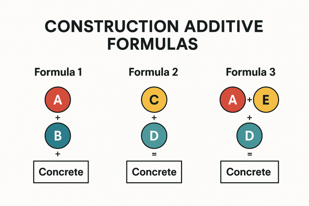 Construction Additive Formulas