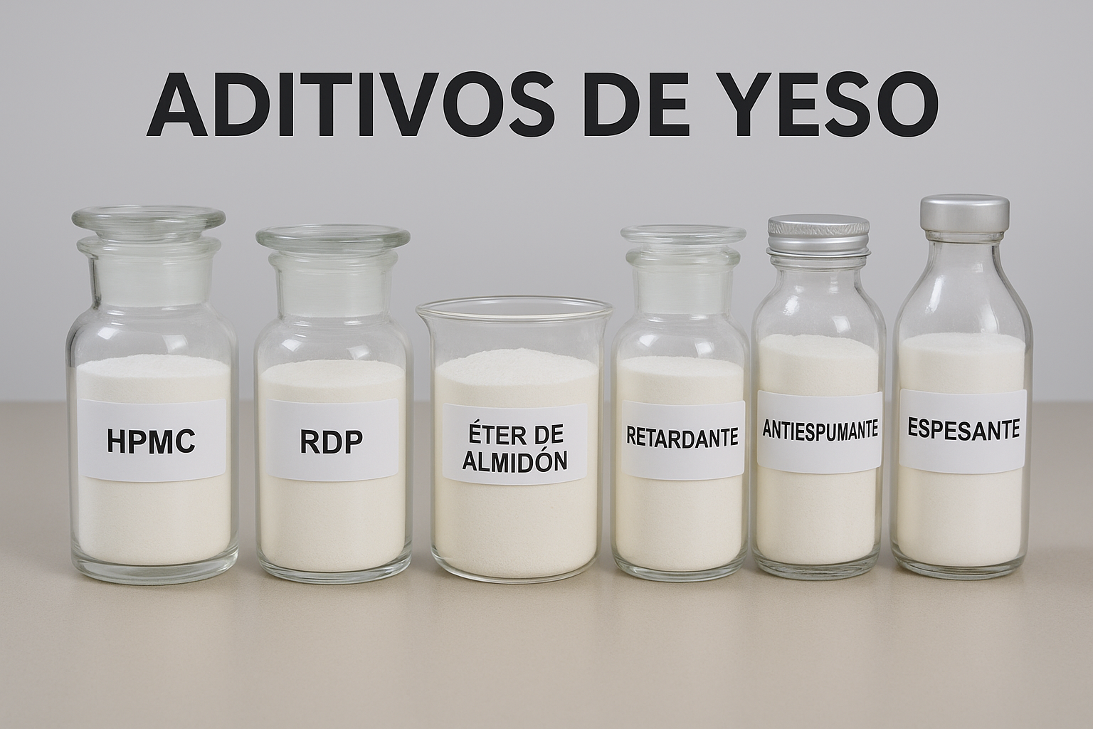 Aditivos de yeso