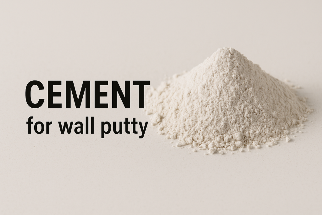 Cement for wall putty cement for wall putty