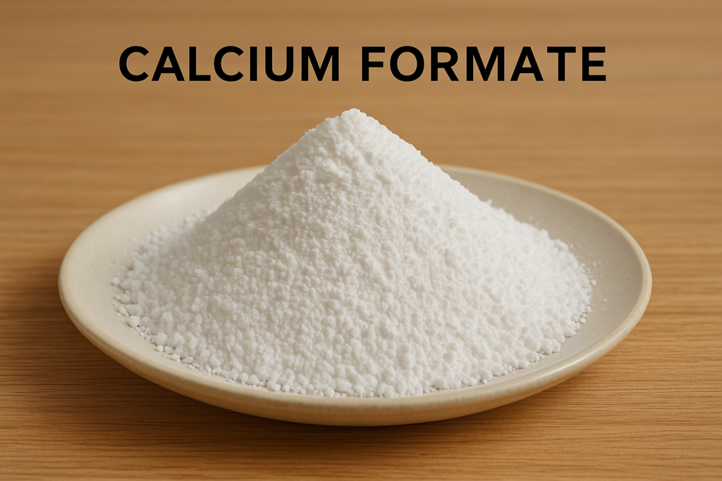 Calcium formate powder used as concrete accelerator Calcium formate powder for concrete