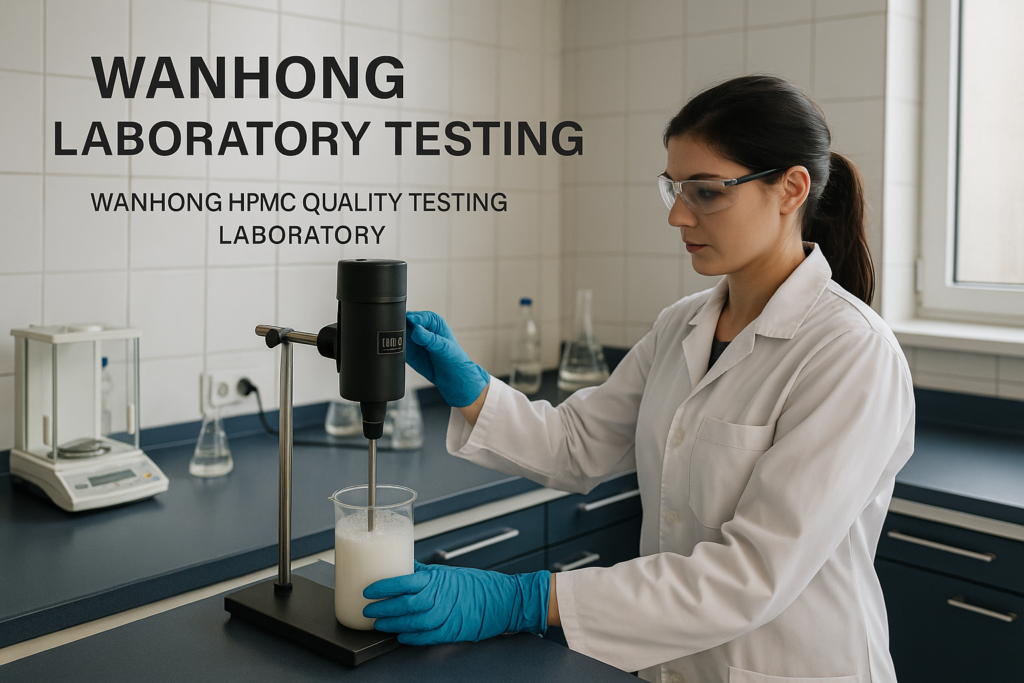 Wanhong HPMC Quality Testing Laboratory Wanhong laboratory testing