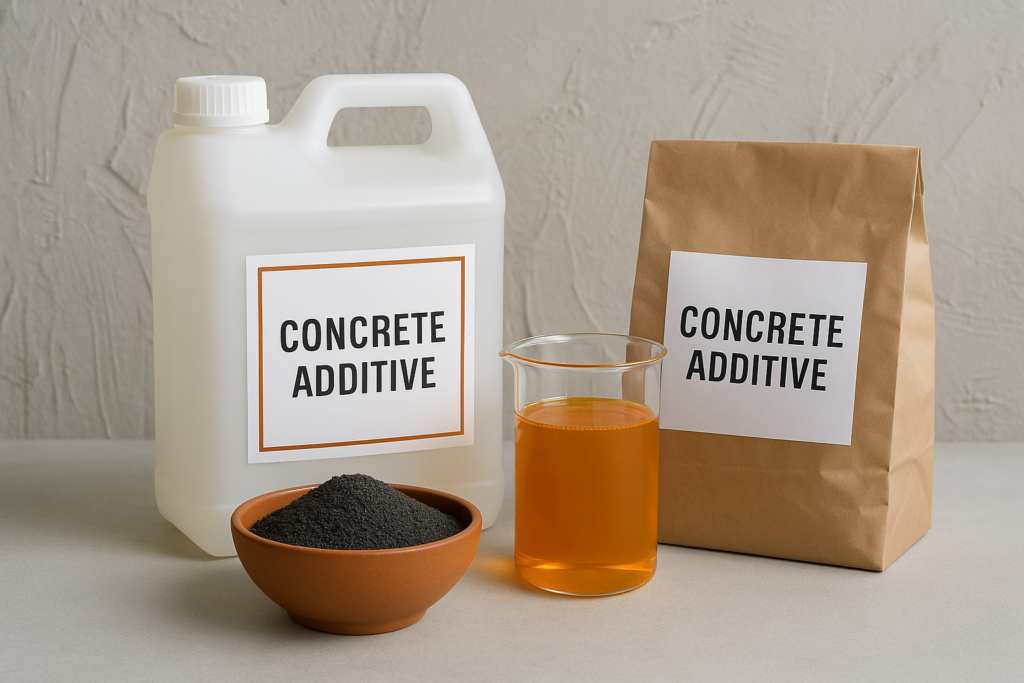 concrete additives for high temperature
