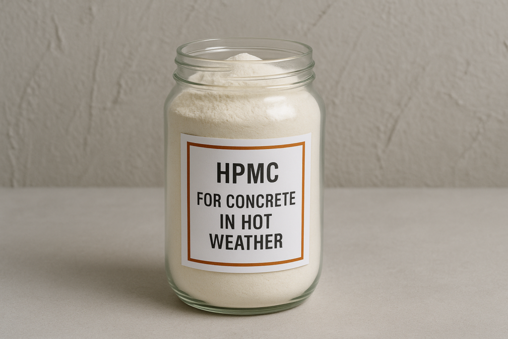 HPMC for concrete in hot weather