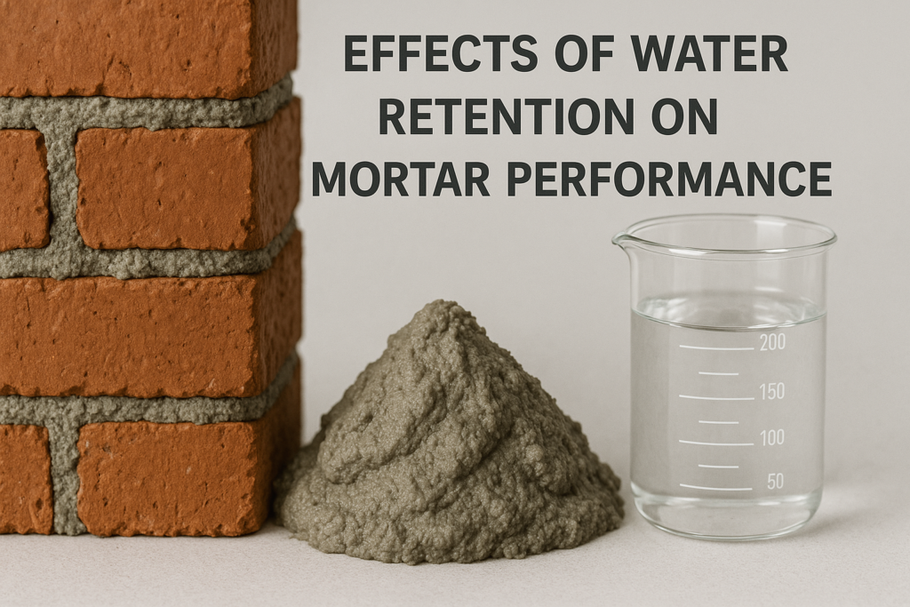 Effects of water retention on mortar performance Mortar water retention importance