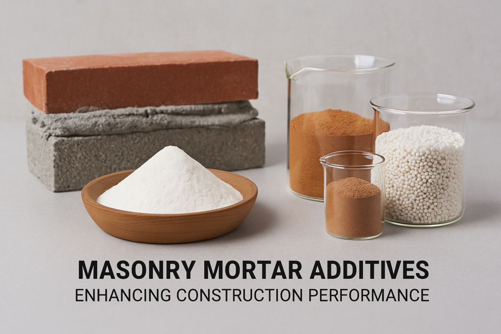 masonry mortar additives enhancing construction performance