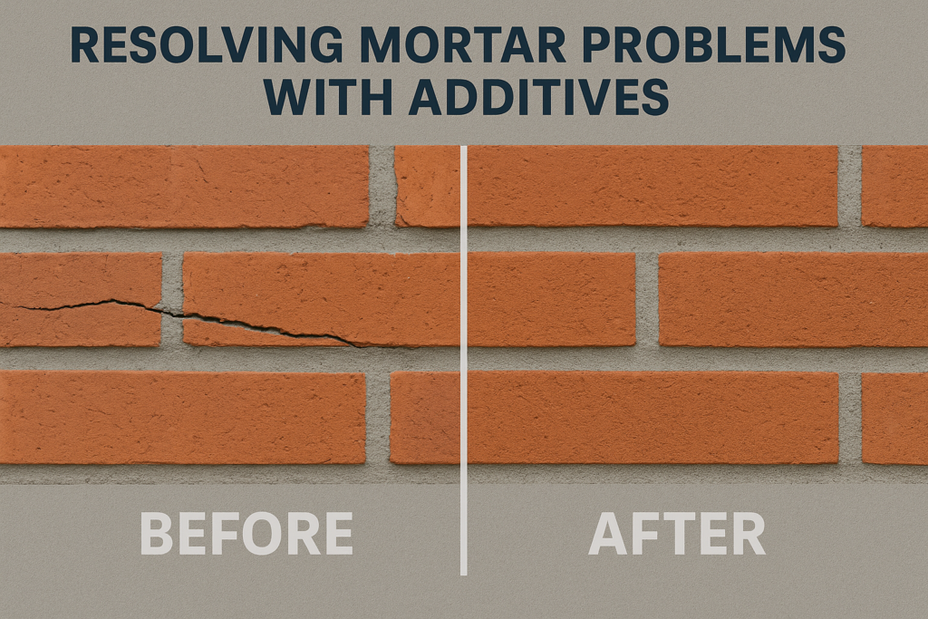 resolving mortar problems with additives