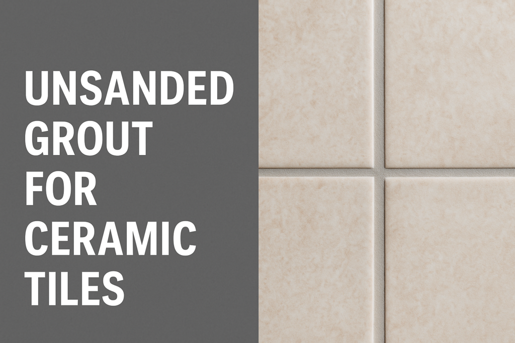 Unsanded Grout for Ceramic Tiles