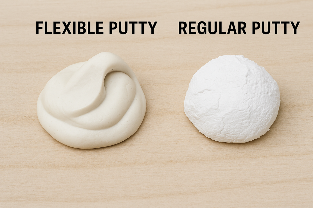 Flexible Putty and Regular Putty