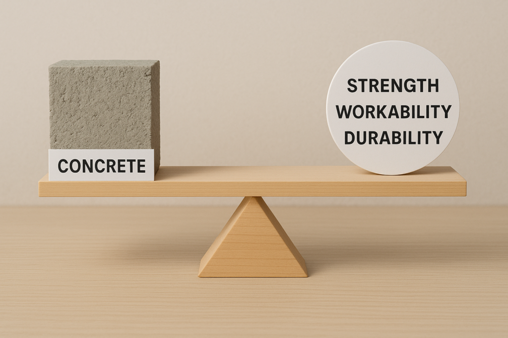 concrete performance balance
