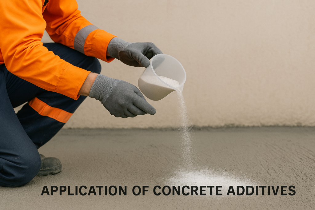 concrete additives application