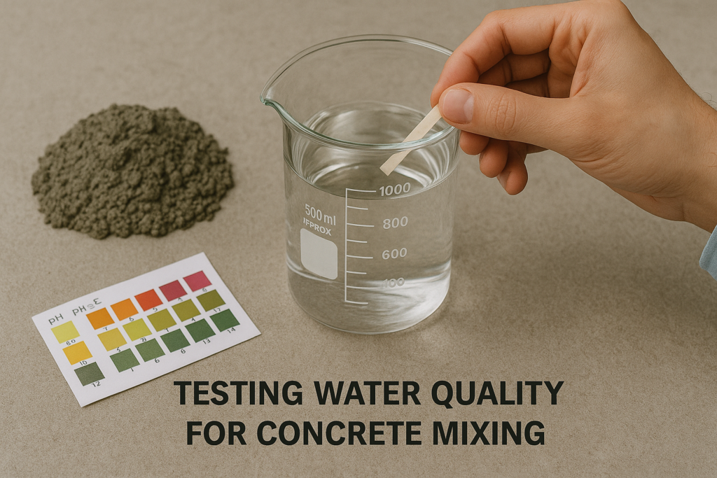 water quality testing for concrete
