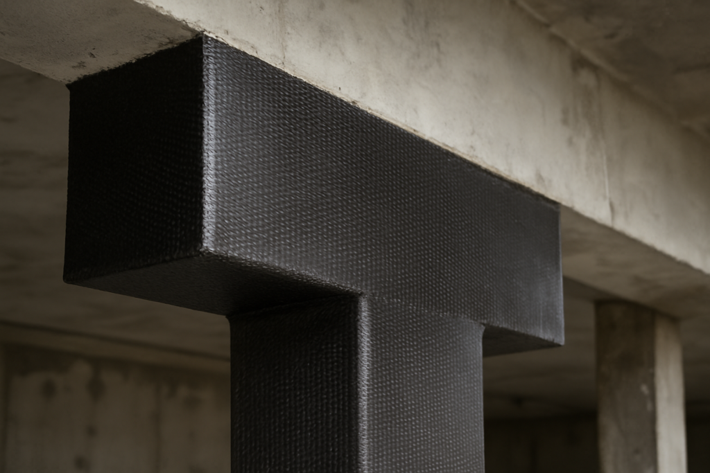 Hormigón de fibra de carbono