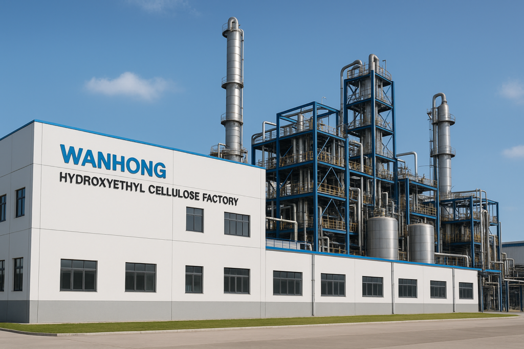 Wanhong Hydroxyethyl Cellulose Factory Hydroxyethyl cellulose production facility