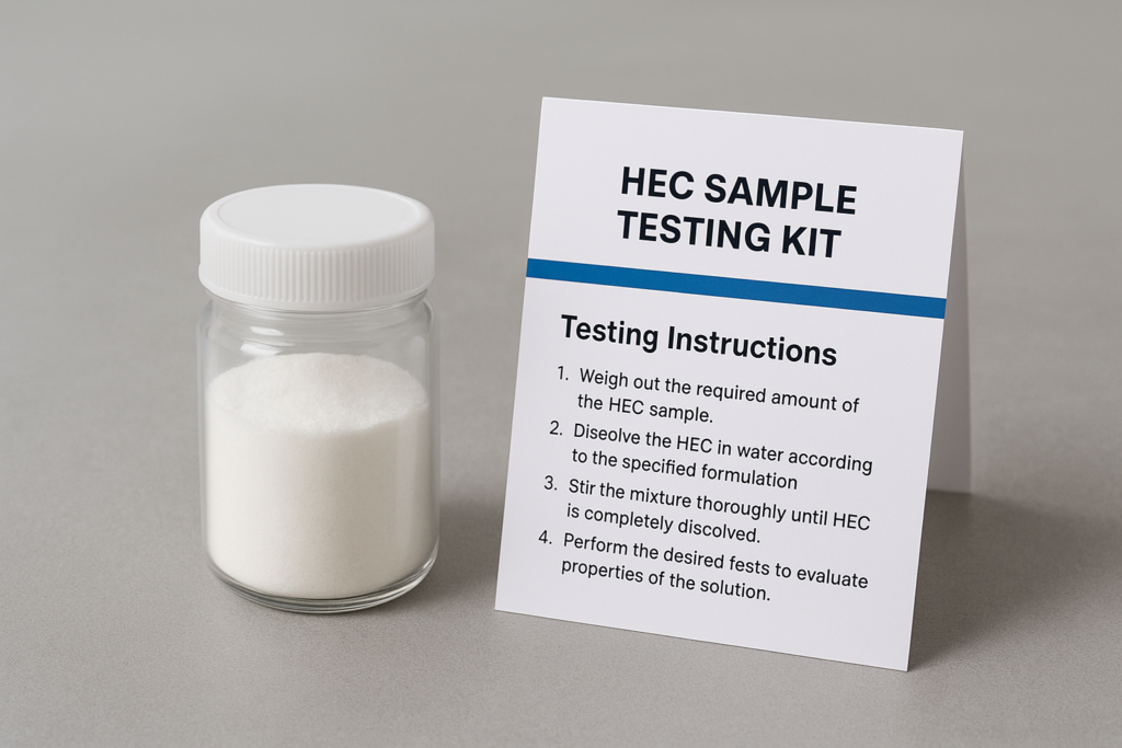 HEC Sample Testing Kit Sample kit with testing instructions