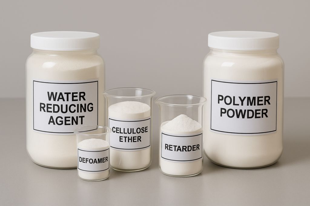 construction additives for repair mortar