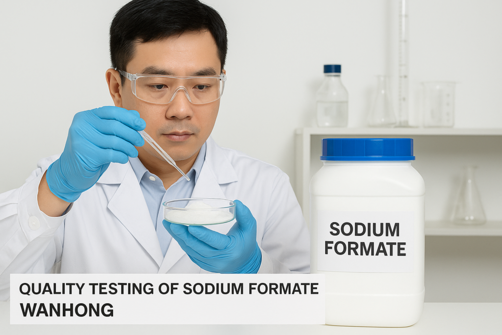 Quality testing of sodium formate