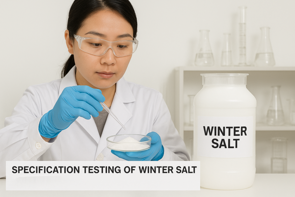Winter salt specification testing