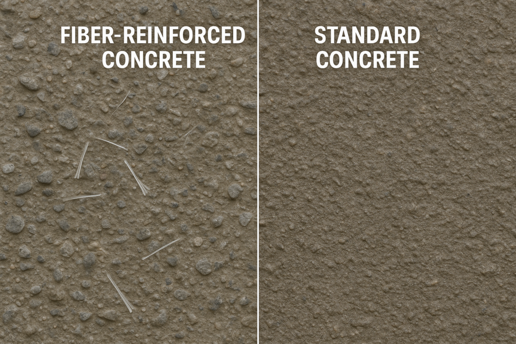 fiber reinforced concrete comparison