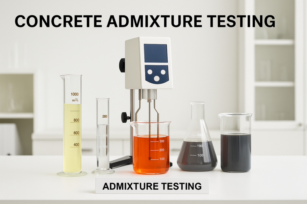 concrete admixture testing laboratory