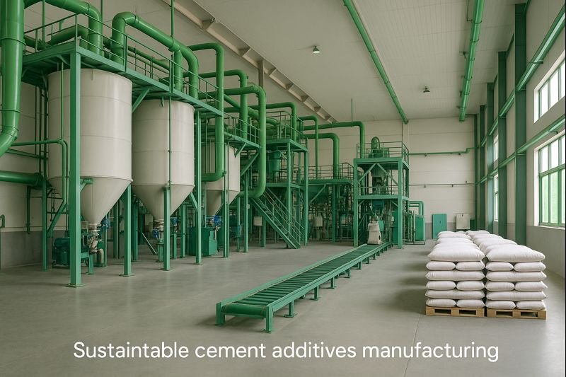 sustainable cement additives manufacturing