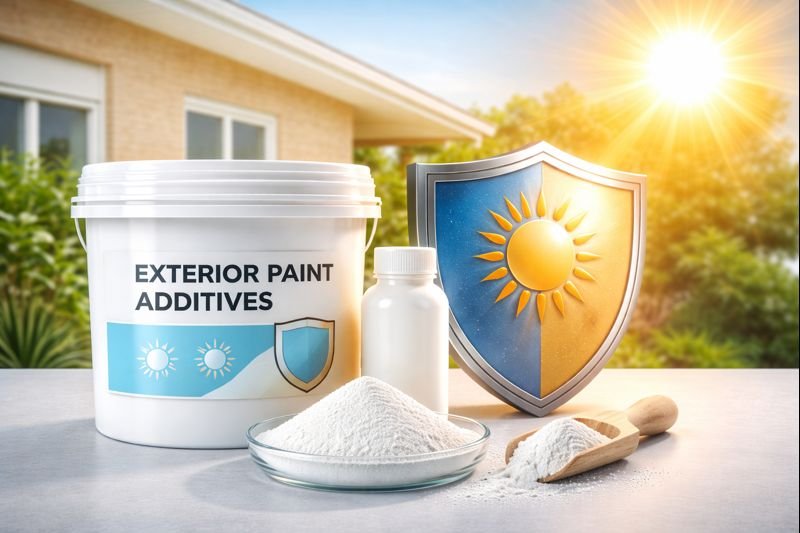 Specialized additives for hot climate exterior paints exterior paint additives for hot climates