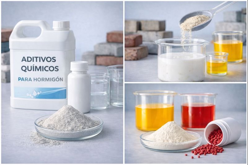 Diferentes tipos de aditivos químicos para hormigón aditivos químicos para hormigón