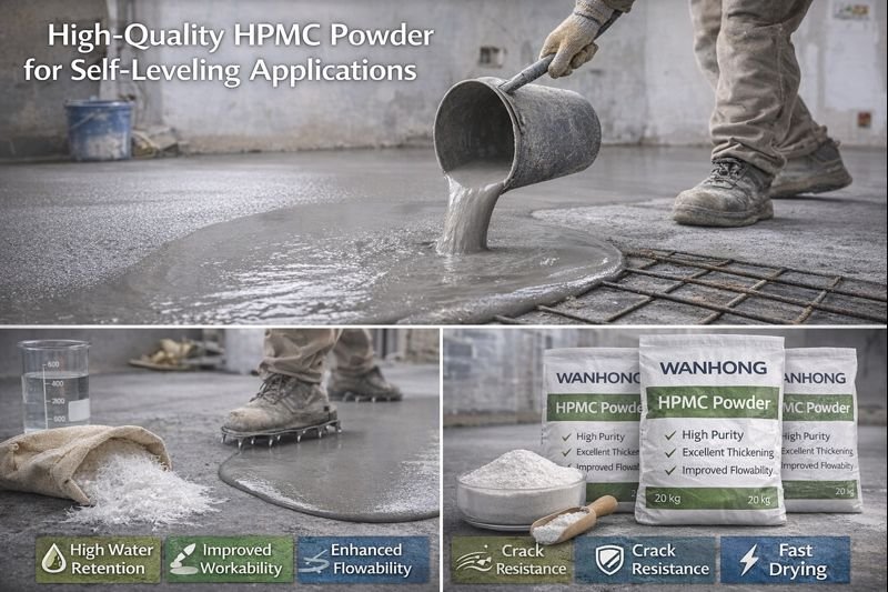 HPMC powder for self-leveling applications