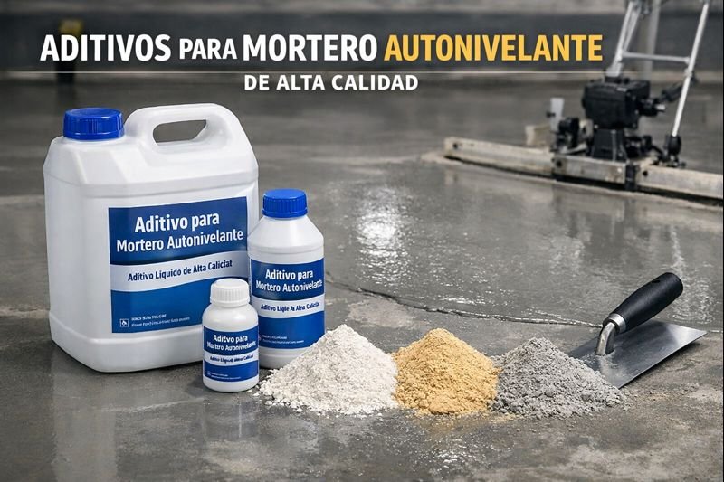 aditivos para mortero autonivelante